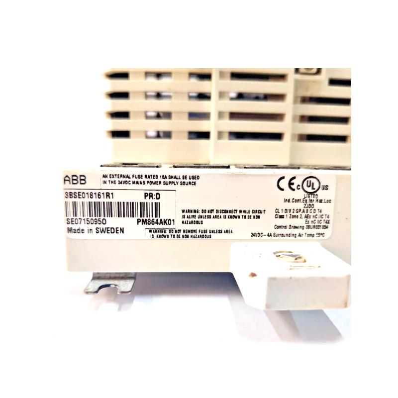 ABB PM864AK01 3BSE018161R1 | AC 800M Processor Unit Hot Items