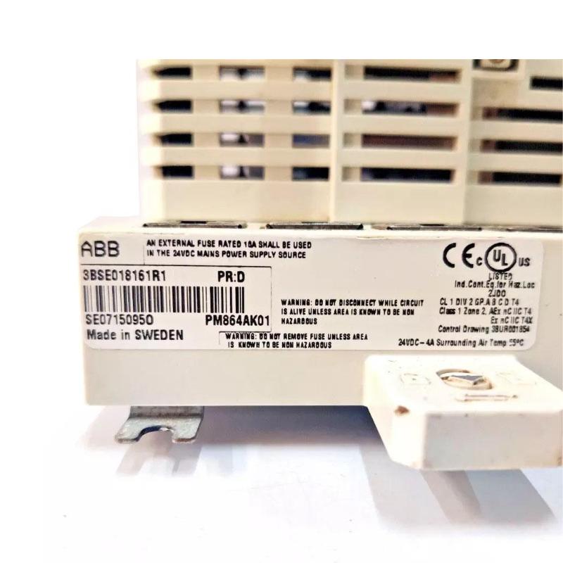 ABB PM864AK02 3BSE018164R2 | Redundant Processor Unit Quality Selection