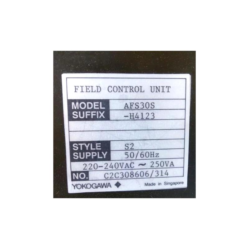 Yokogawa AFS30S | Field Control Module Quality Selection