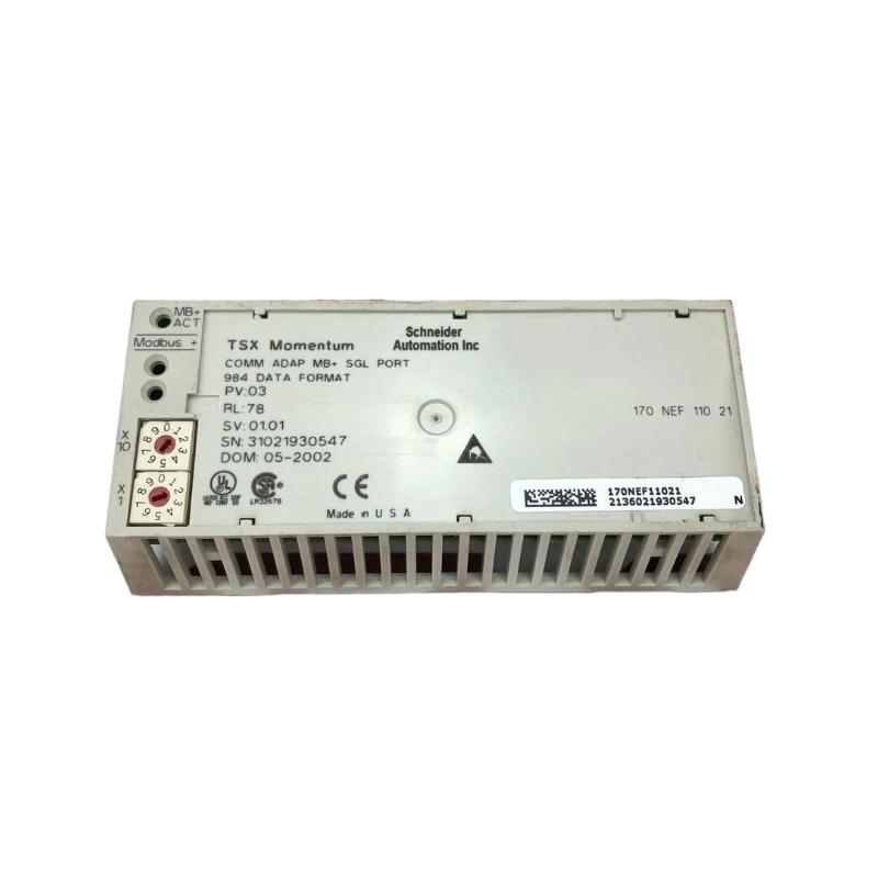 Schneider 170NEF11021 | Modbus Plus Communication Adapter 30-Day Returns