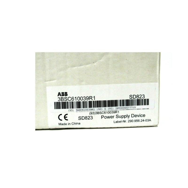 ABB SD823 3BSC610039R1 | Power Supply Module Quality Assurance