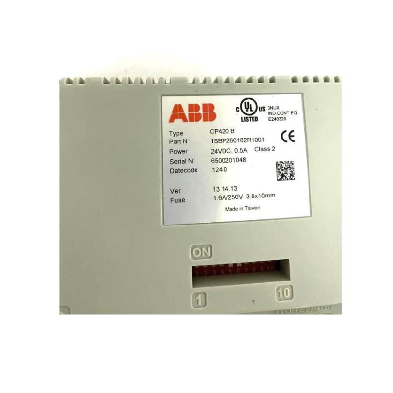 ABB CP420B 1SBP260182R1001 | Control Panel 12-Month Warranty