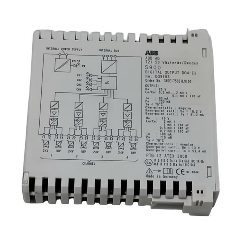 ABB DO910S 3KDE175321L9100 Digital Output Module