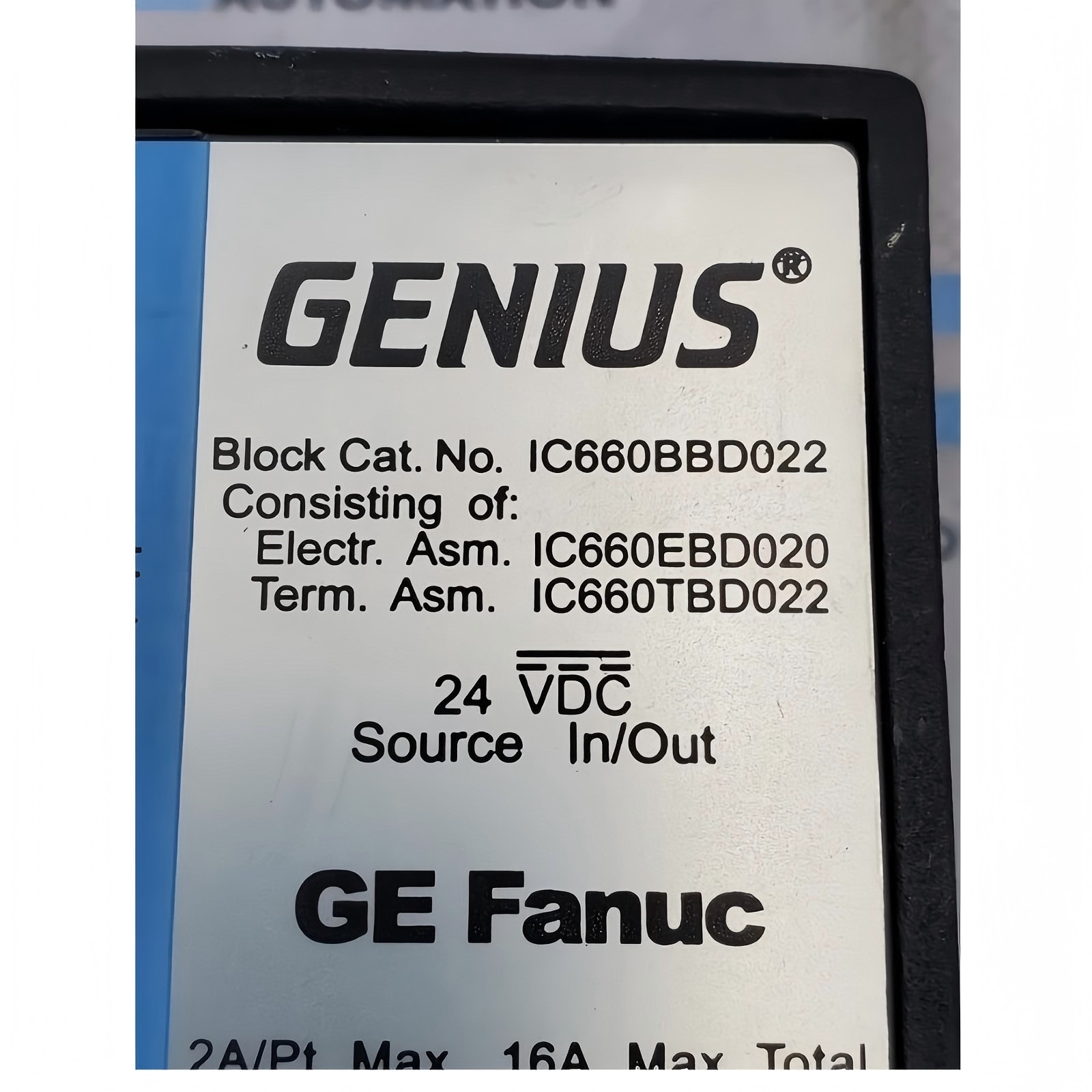 GE IC660BBD022 Discrete I/O Modules