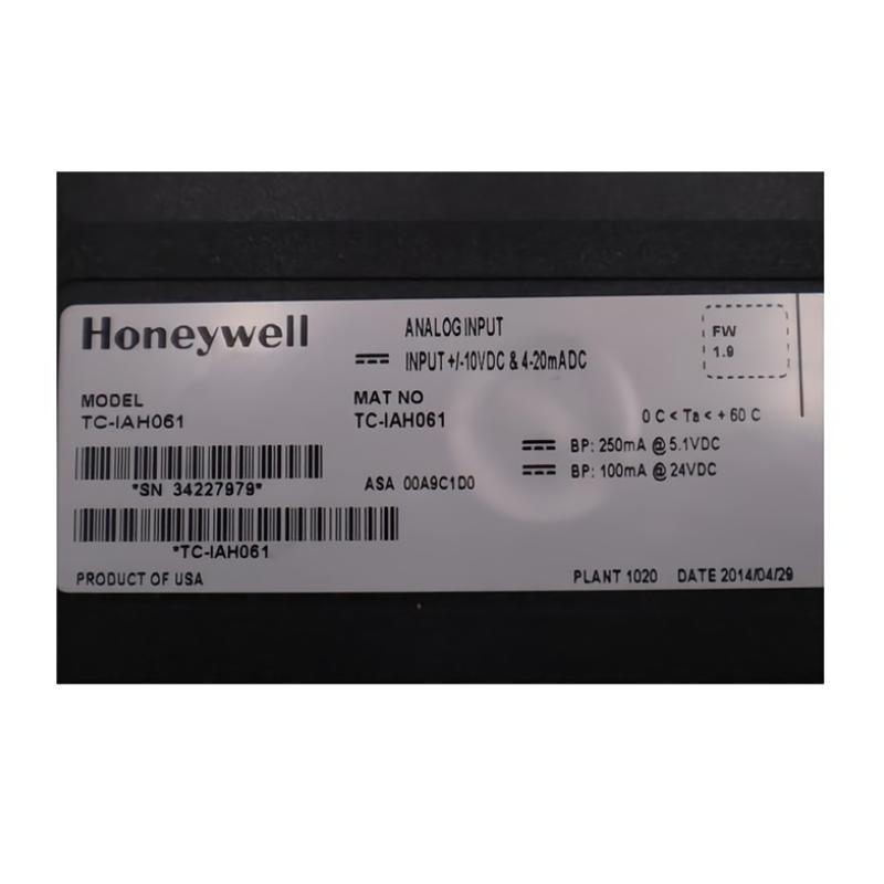 Honeywell TC-IAH061 Experion LS High-Level Analog Input Module