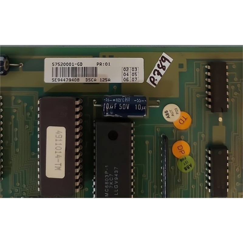 ABB DSCA 125A 57520001-GD Communication Board
