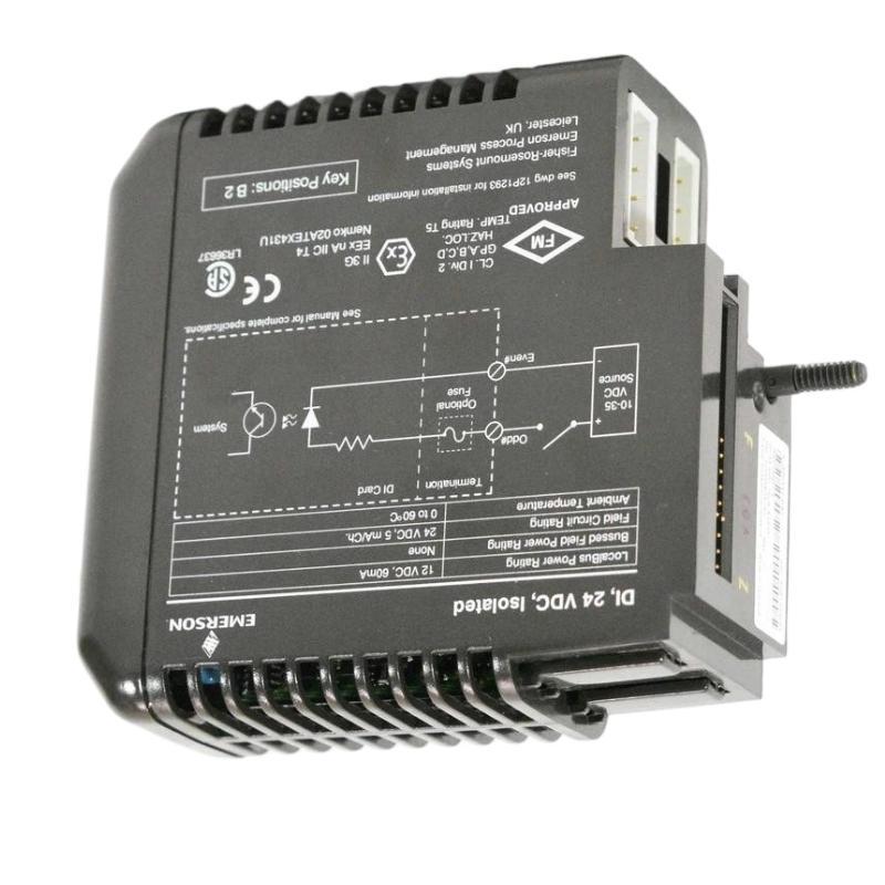 Emerson KJ3001X1-BA1 12P0549X152 Discrete Input Module