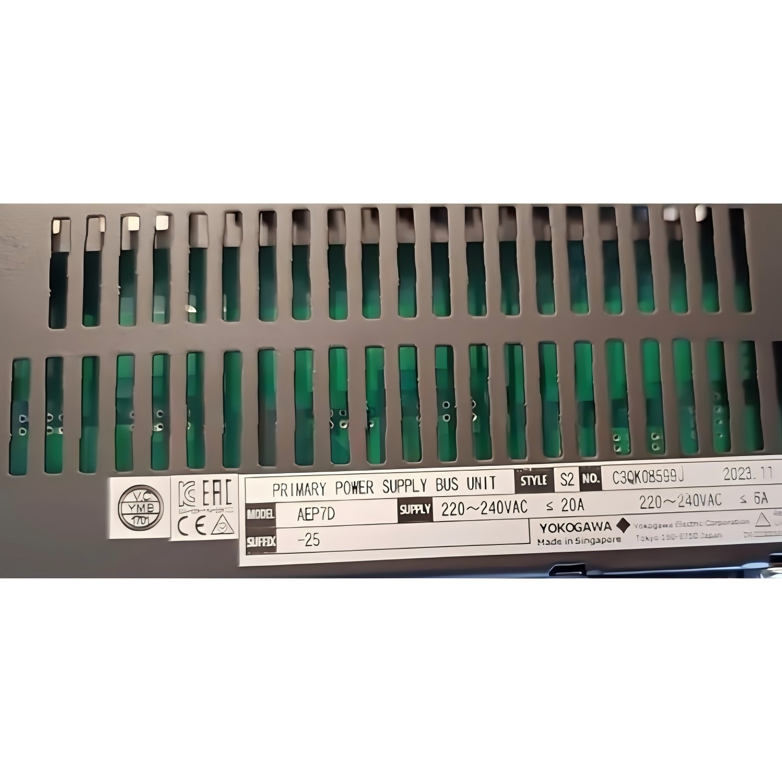 Yokogawa AEP7D-25 Power Bus Unit