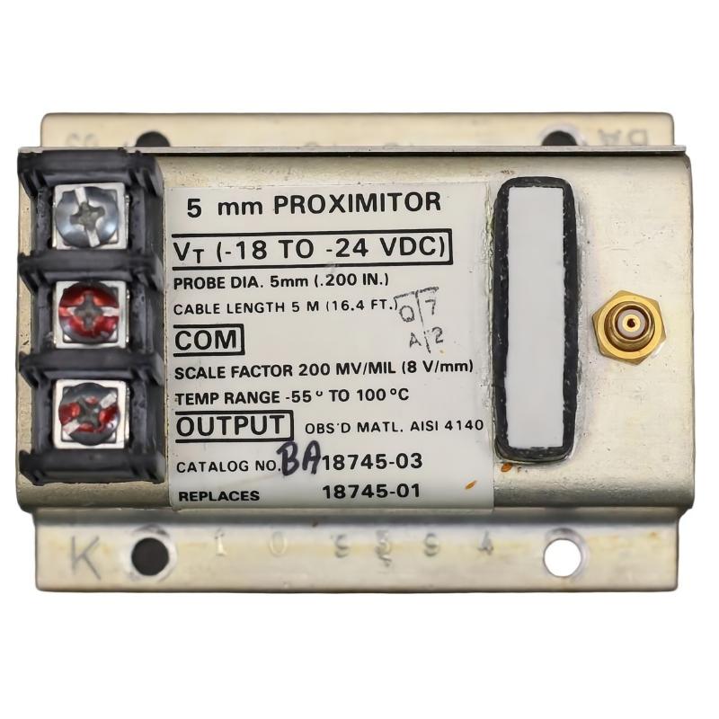 Bently Nevada 18745-01 7200 5mm Preamplifier Sensor