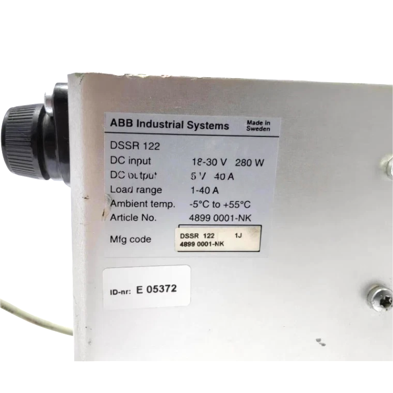 ABB DSSR 122 48990001-NK Power Supply Unit