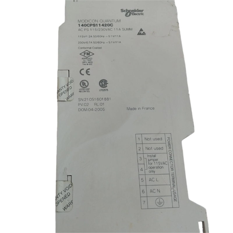 Schneider 140CPS11420C Power Module