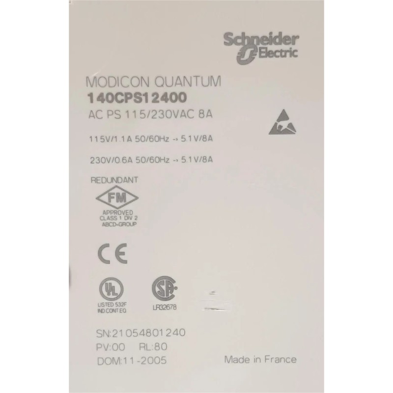 Schneider 140CPS12400 Power Module