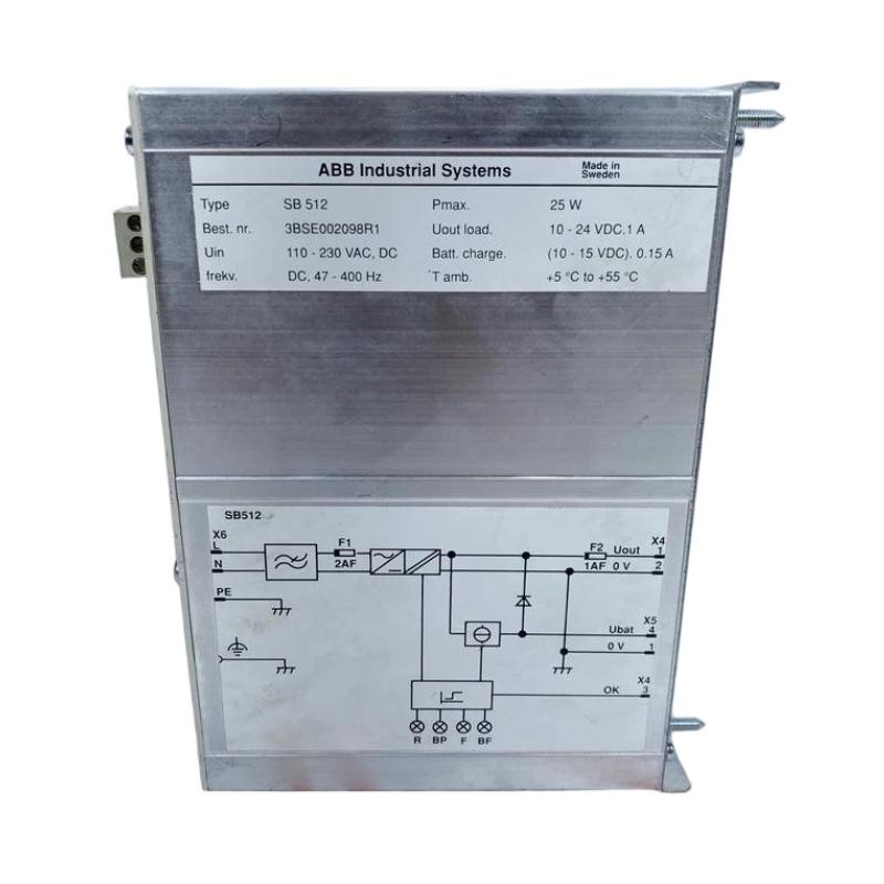 ABB SB512 3BSE002098R1 Power Supply