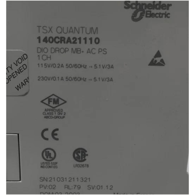 Schneider 140CRA21110 DIO Sub-Interface