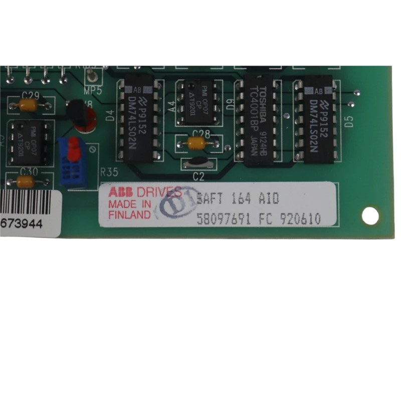 ABB SAFT 164 AIO 58097691 Analog Input/Output Board