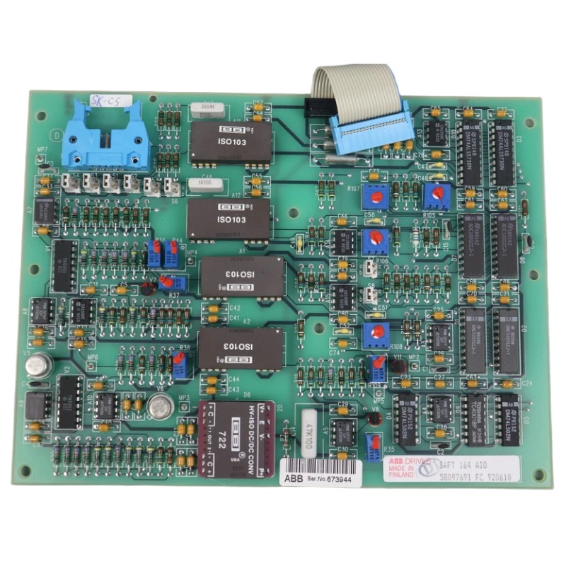 ABB SAFT 164 AIO 58097691 Analog Input/Output Board