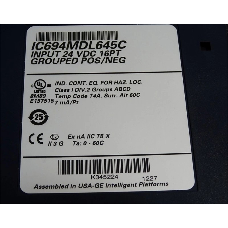 GE IC694MDL645 RX3i Input Module