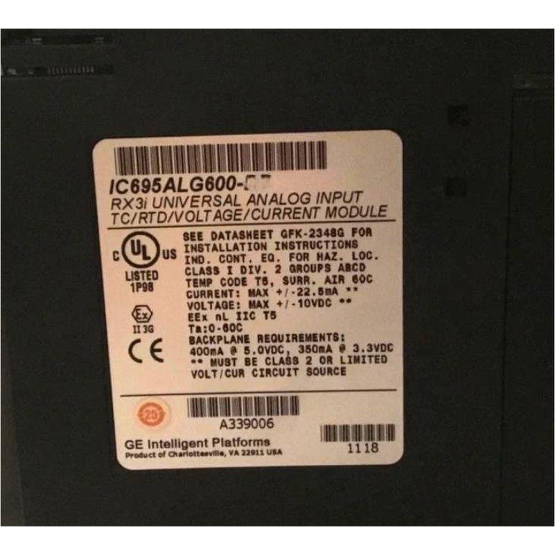 GE IC695ALG600 RX3i Analog Input Module