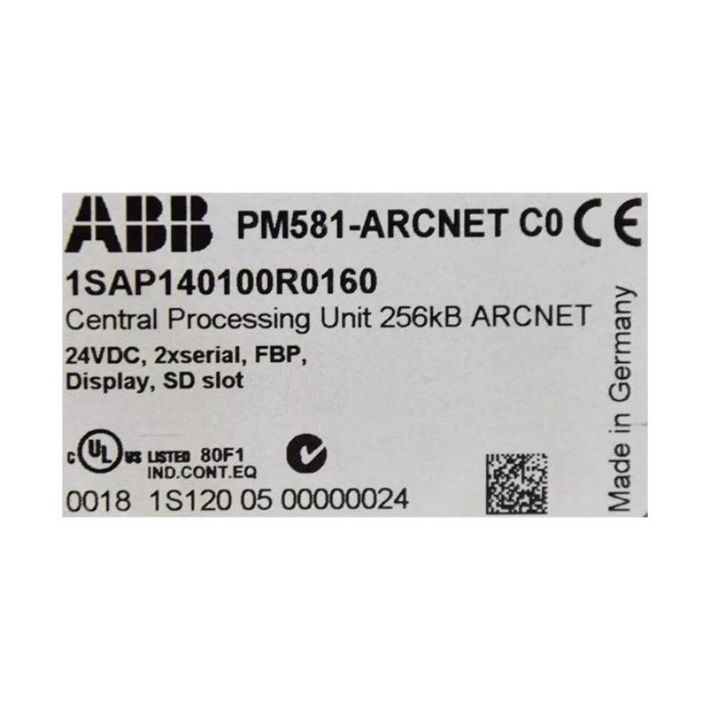 ABB PM581-ARCNET 1SAP140100R0160 CPU Processor Unit