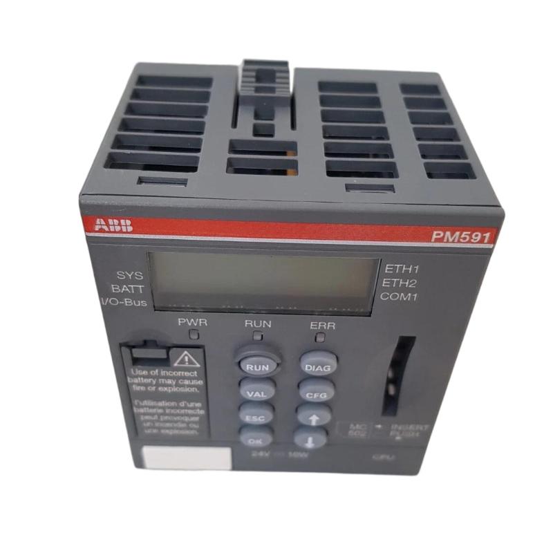 ABB PM591-2ETH 1SAP150100R0277 CPU Programmable Logic Controller