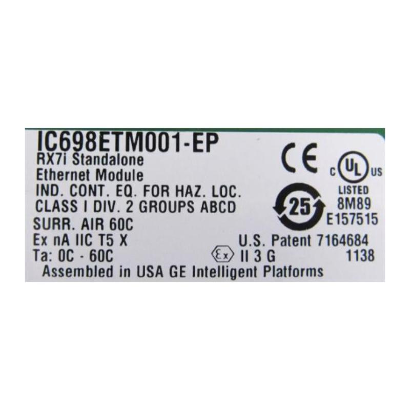 GE IC698ETM001-EP Ethernet Interface Module