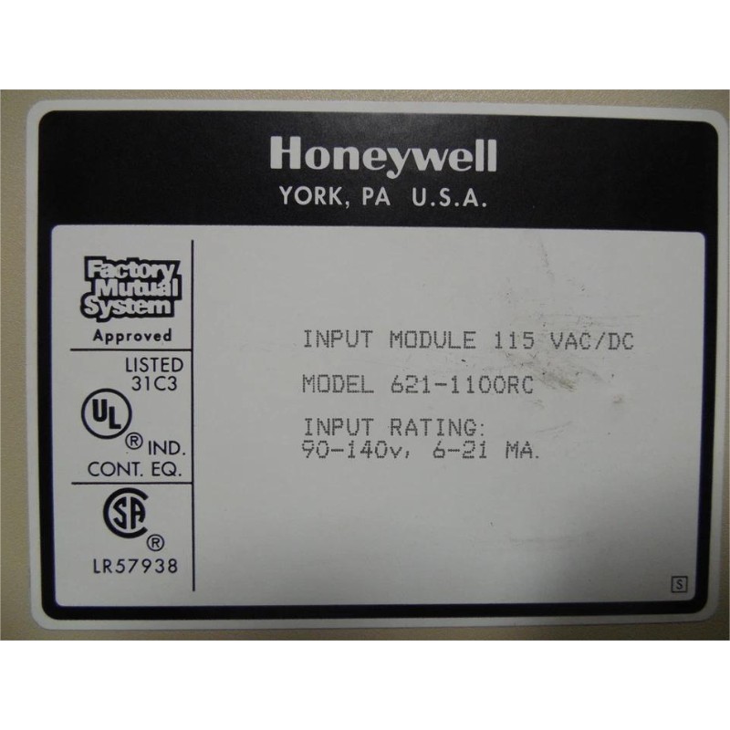 Honeywell 621-1100RC Numeric Input Module