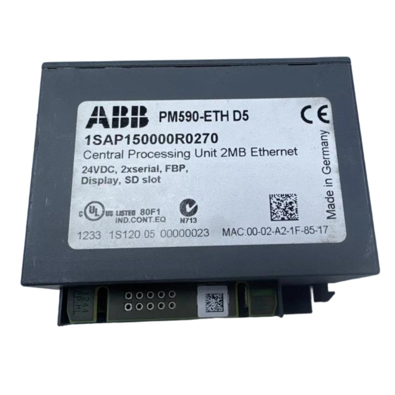 ABB PM590-ETH 1SAP150000R0270 CPU Programmable Logic Controller