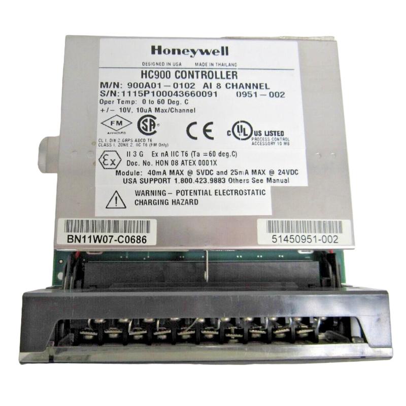 Honeywell 900A01-0102 51450951-002 HC900 Analog Input Module
