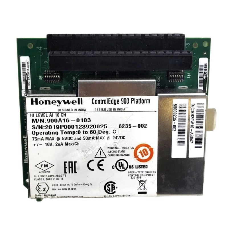 Honeywell 900A16-0103 HC900 High-Level Analog Input Module