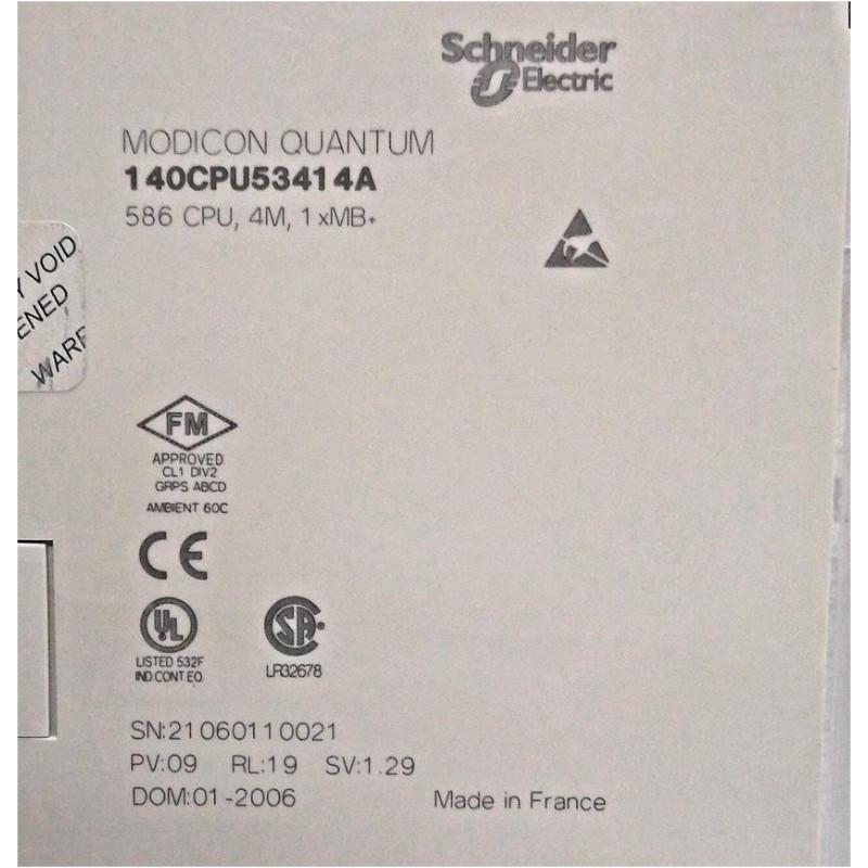 Schneider 140CPU53414A CPU Controller