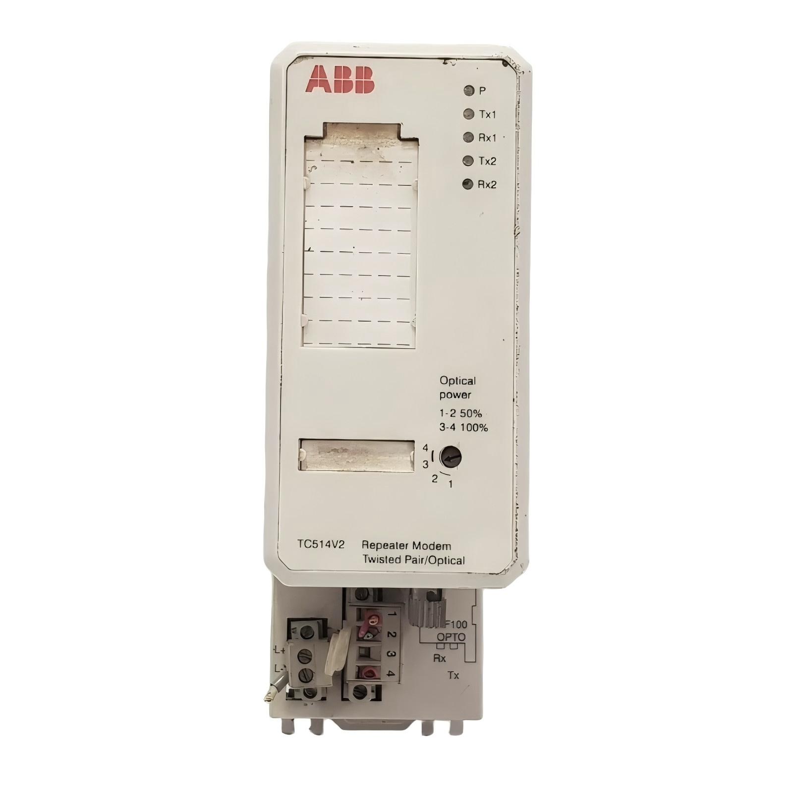 ABB TC514V2 3BSE013281R1 Twisted-Pair To Photoelectric Repeater