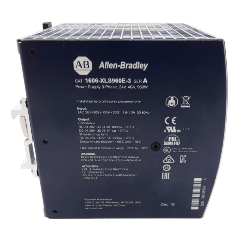 Allen Bradley 1606-XLS960E-3 Power Supply