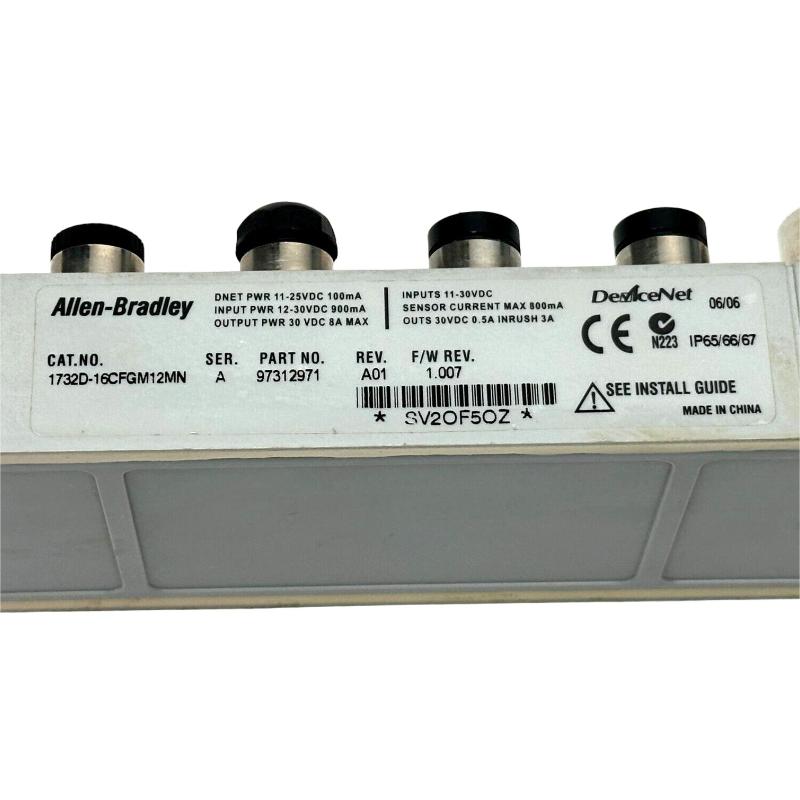 Allen Bradley 1732D-16CFGM12MN DeviceNet I/O Module