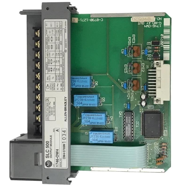 Allen Bradley 1746-OW4 SLC 500 Relay Output Module