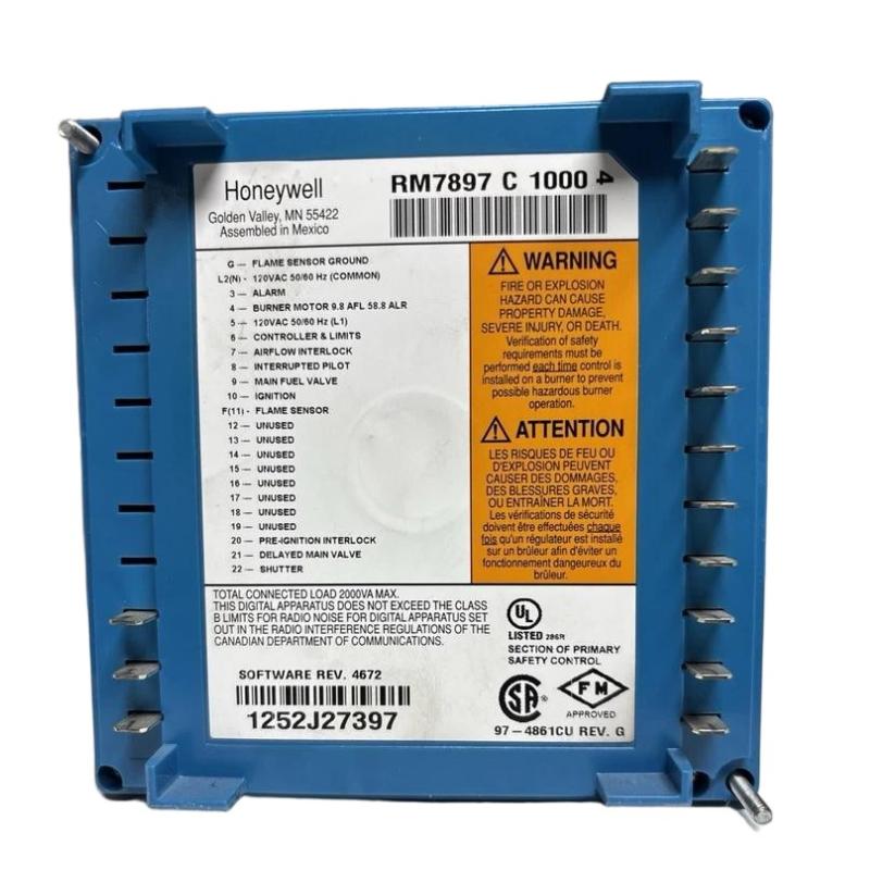Honeywell RM7897C1000 Boiler Accessories Burner Controller