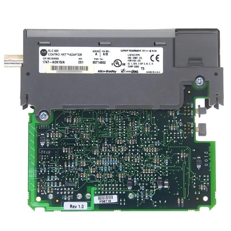 Allen Bradley 1747-ACNR15 SLC 500 ControlNet Adapter Module