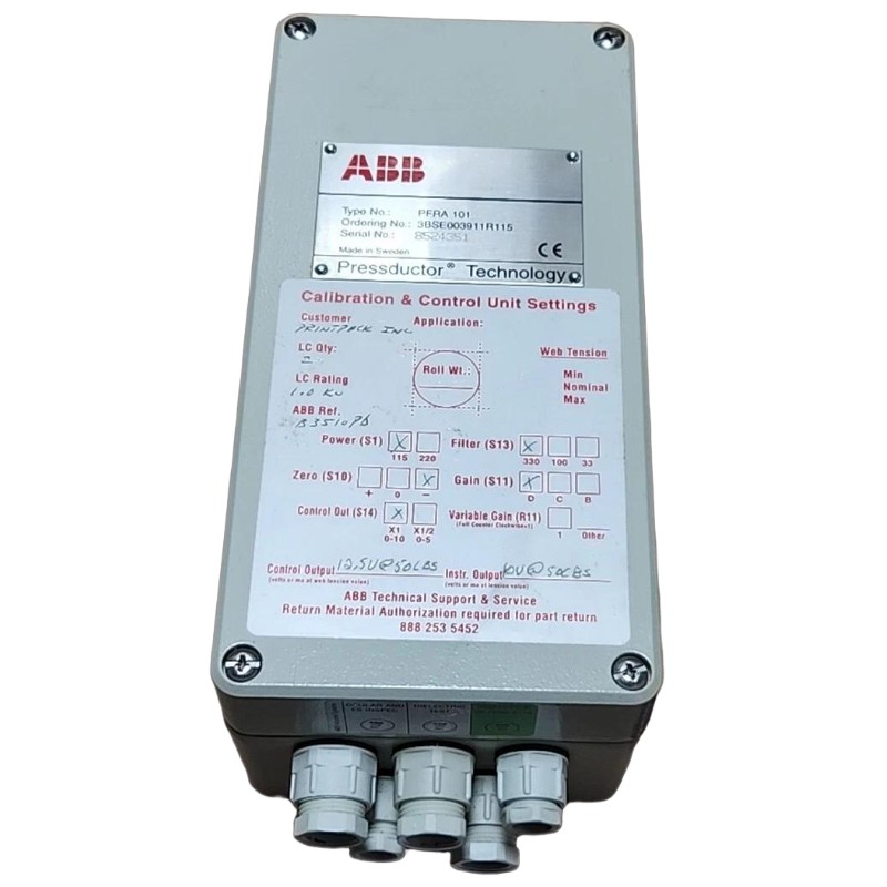ABB PFRA101 3BSE003911R115 Sensor Accessories Press System