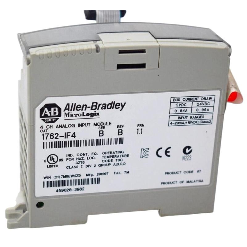 Allen Bradley 1762-IF4 MicroLogix 1200 4-Channel Voltage/Current Analog Input Module