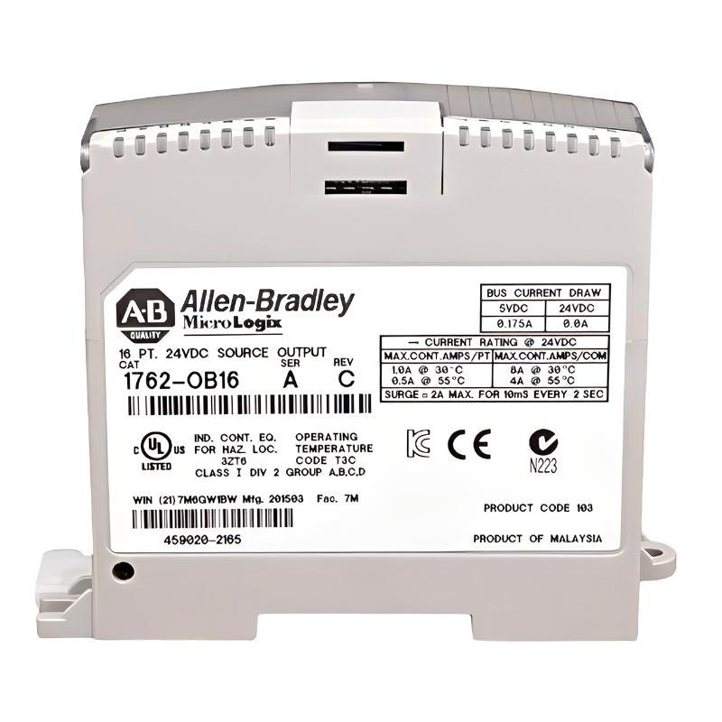 Allen Bradley 1762-OB16 MicroLogix 16-Point Solid-State DC Power Output Module