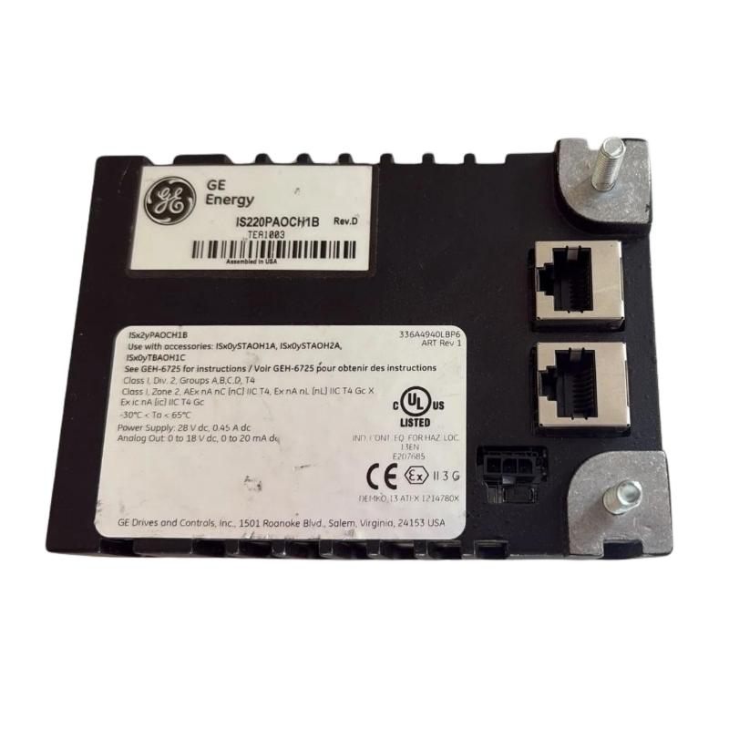 GE IS220PAOCH1B Analog Output Module