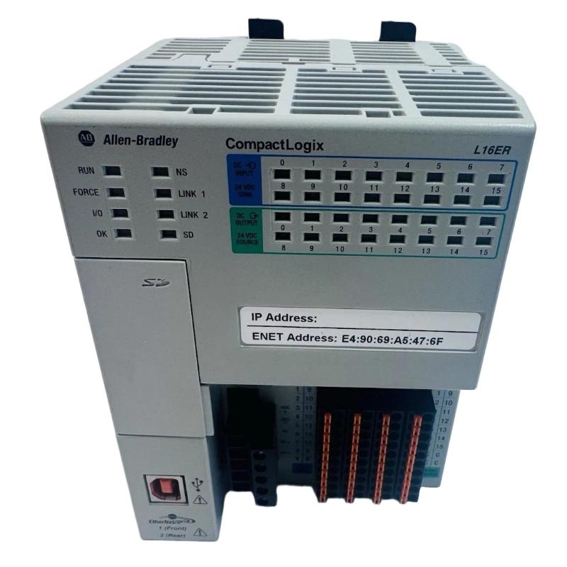 Allen Bradley 1769-L16ER-BB1B CompactLogix 5370 L1 EtherNet/IP Controller