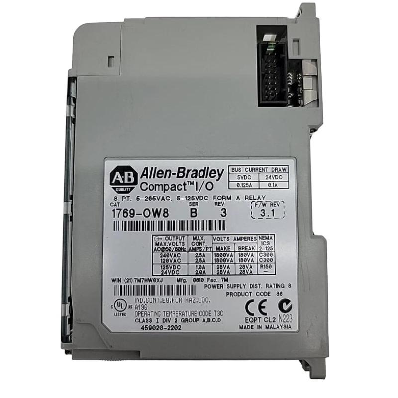 Allen Bradley 1769-OW8 CompactLogix 8-Point Relay Output Module