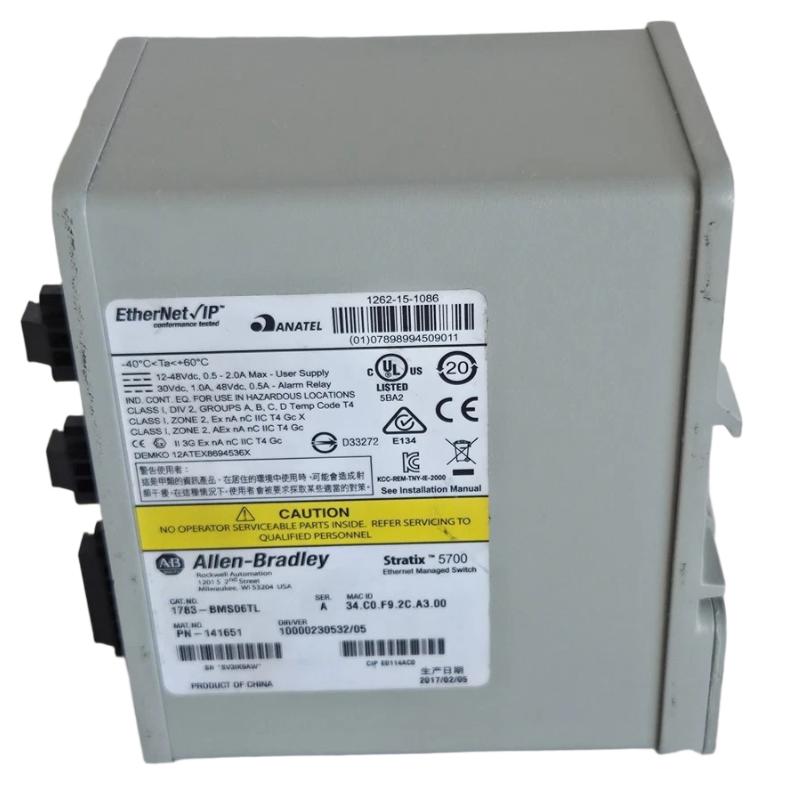 Allen Bradley 1783-BMS06TL Stratix 5700 Managed Ethernet Switch