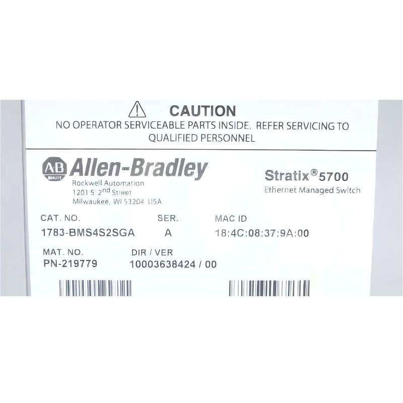 Allen Bradley 1783-BMS4S2SGA Stratix 5700 Managed Ethernet Switch