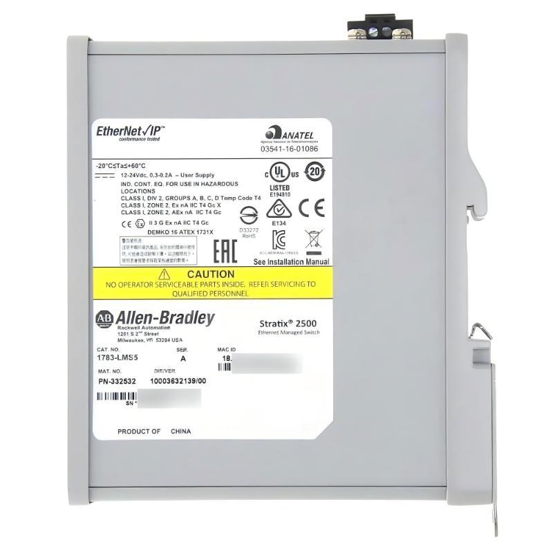 Allen Bradley 1783-LMS5 Stratix 2500 Lightly Managed Ethernet Switch