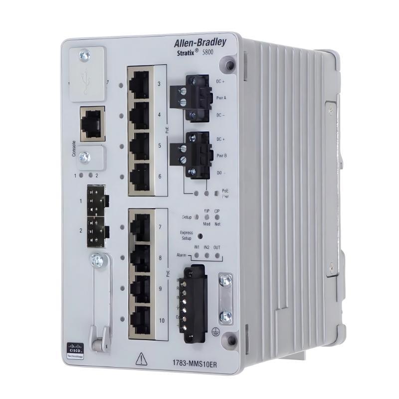 Allen Bradley 1783-MMS10ER Stratix 5800 Managed Ethernet Switch
