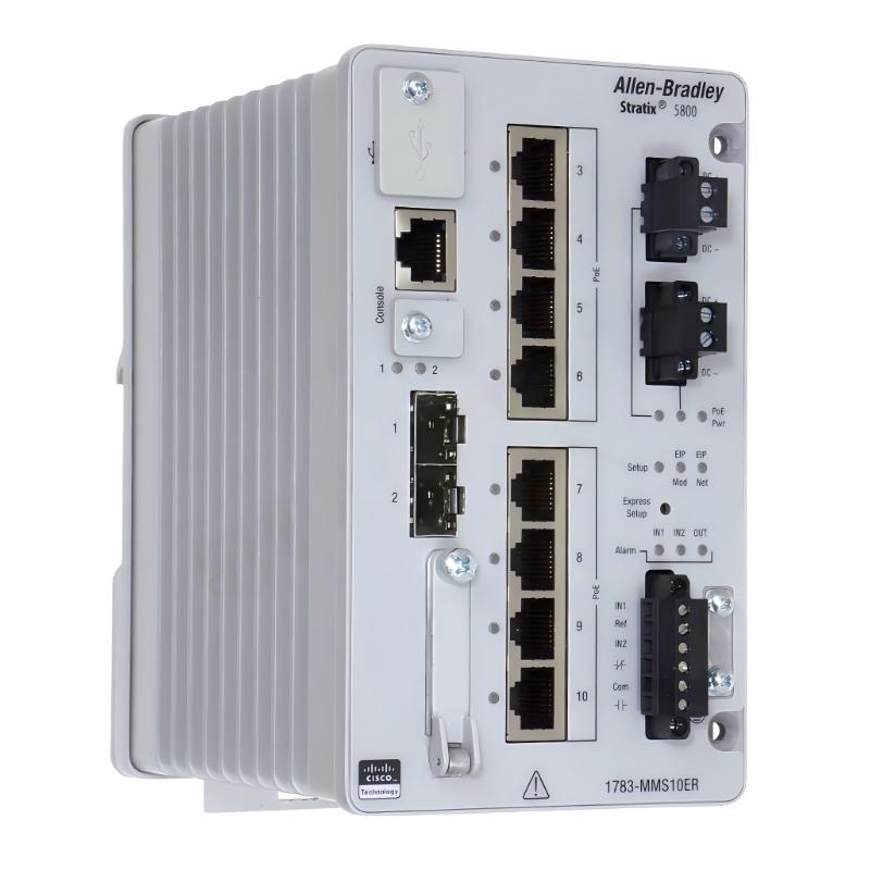 Allen Bradley 1783-MMS10ER Stratix 5800 Managed Ethernet Switch