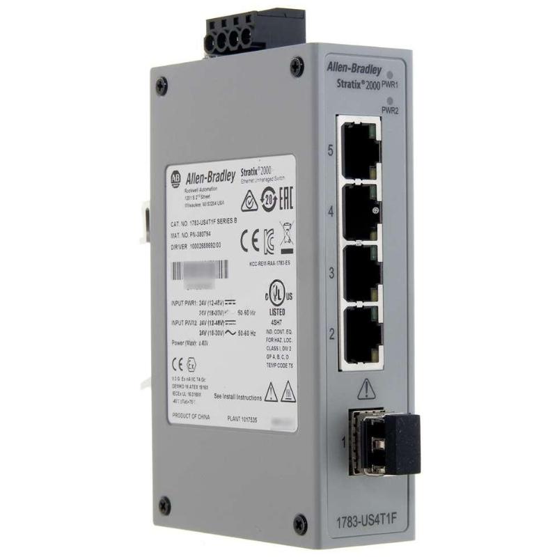 Allen Bradley 1783-US4T1F/B Stratix 2000 Unmanaged Ethernet Switches