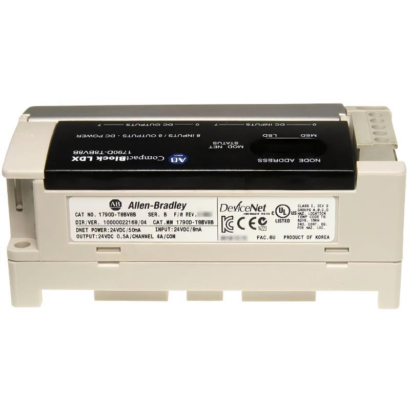 Allen Bradley 1790D-T8BV8B CompactBlock LDX I/O Base Module