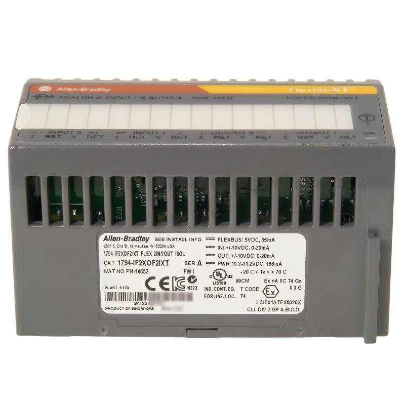 Allen Bradley 1794-IF2XOF2IXT Flex I/O-XT Analog Combination Module